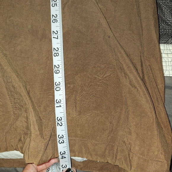 Eddie Bauer Brown Nylon Trekker Trench Pockets Size Large - Picture 16 of 16